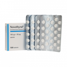 Новотирал (аналог Тиреотома) 100+20 мкг №100