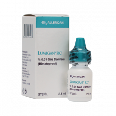 Люмиган 0,01% (Latisse, Lumigan, аналог Латиссе,) капли глазные 2.5 мл