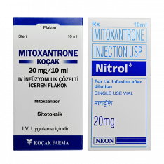 Митоксантрон Коцак :: Нитрол Nitrol (аналог Онкотрон) 20мг/10мл №1