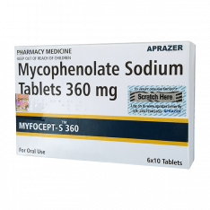 Майфортик, Феломика аналог (Myfocept-S 360) табл. 360мг №60