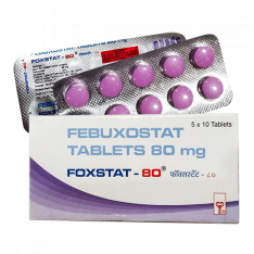 Фебуксостат (Foxstat) :: Азурикс аналог :: табл. 80мг №30