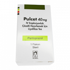 Пантопразол ампулы (уколы) Pulcet 40мг №1