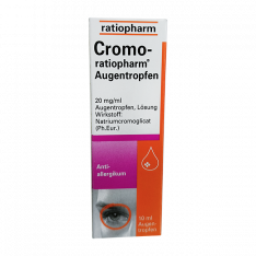 Кромо-Ратиофарм Кромогексал капли глазные (Германия) 10мл
